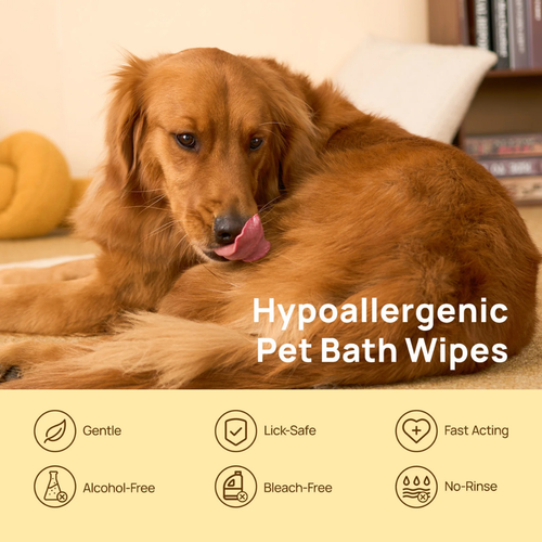 PawGlow - Hypoallergenic Pet Cleaning Glove Wipes